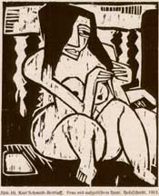 holzschnitt von Karl Schmidt-Rottluff
