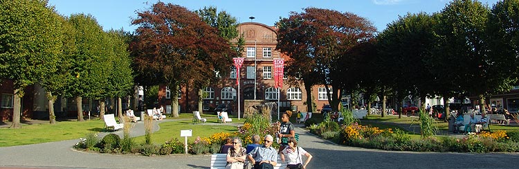 Das Büsumer Rathaus an der Alleestrasse